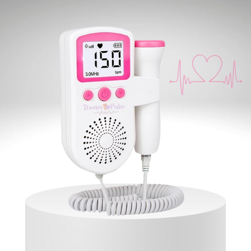 Fetal Doppler Heartbeat Monitor – Listen to Your Baby Anytime at Home🥹