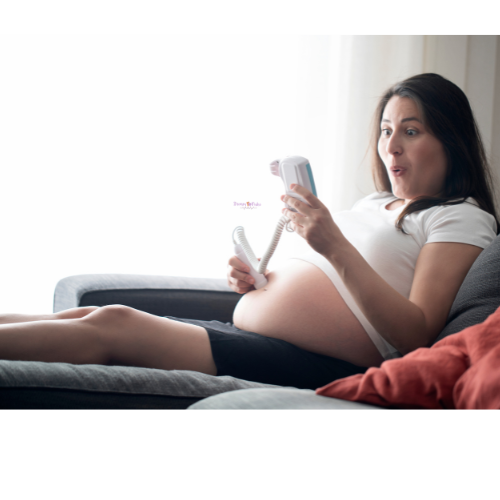 🩷 Fetal Doppler Heartbeat Monitor – Listen to Your Baby Anytime at Home🥹